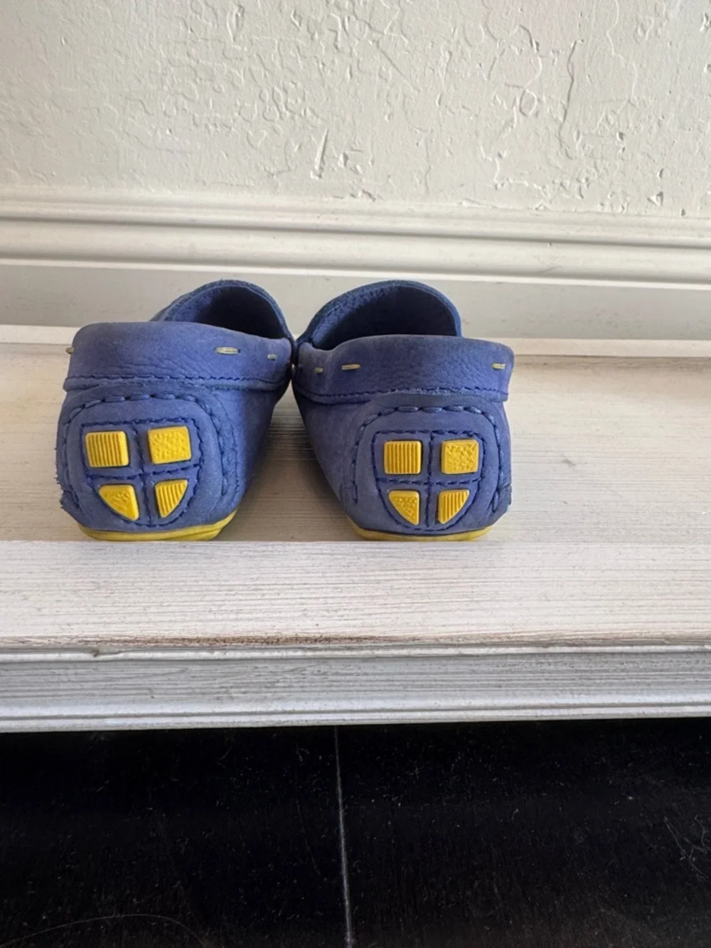 Jacadi Blue Kids Moccasin Shoes